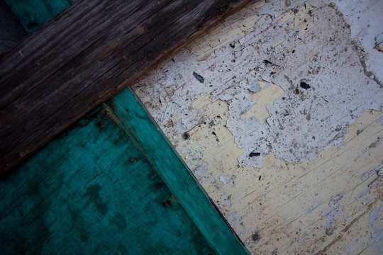 Fondo de maderas blaco, cafe y verde