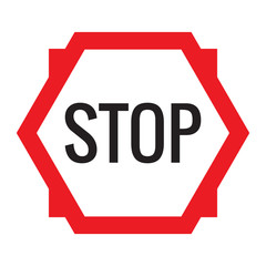 stop road sign