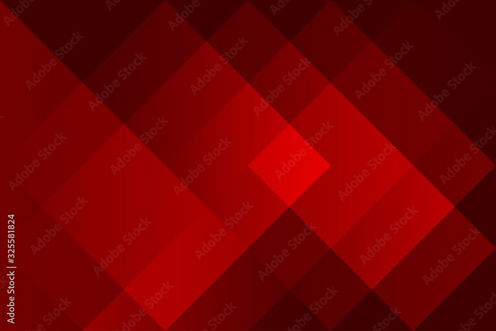 Aufkleber abstract background overlap with concept basic shape diamond red color