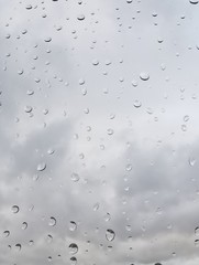 rain drops on window