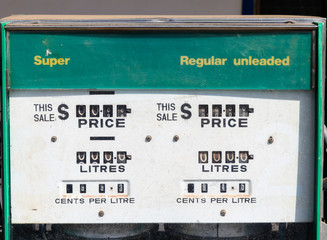 Old Australian Petrol Bowser