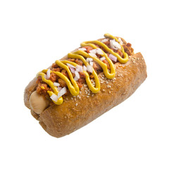 Hot dog or tasty Hot dog on a background new.