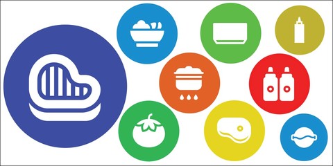 recipe icon set