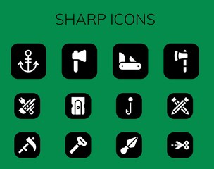 sharp icon set