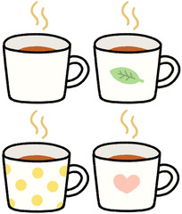 マグカップ　カフェ　コーヒー　紅茶