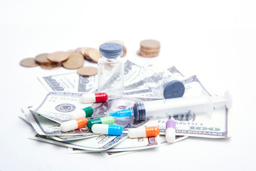 Injections and capsules in dollars
