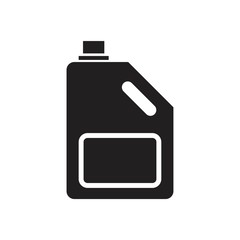 Jerrycan icon template black color editable. Jerrycan icon symbol Flat vector illustration for graphic and web design.