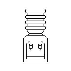 Dispenser icon template black color editable. Dispenser icon symbol Flat vector illustration for graphic and web design.