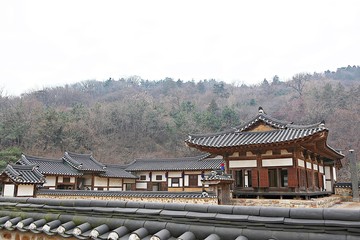 Naklejka premium 여행중에만난것