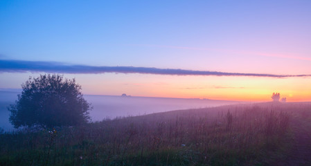 Fototapeta premium Foggy morning