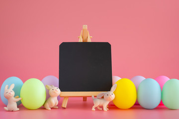 Easter holiday concept. decorations for Easter