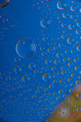 Space or planets universe cosmic abstract background. Abstract molecule atom sctructure. Macro shot...