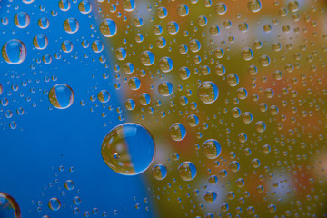 Space or planets universe cosmic abstract background. Abstract molecule atom sctructure. Macro shot...