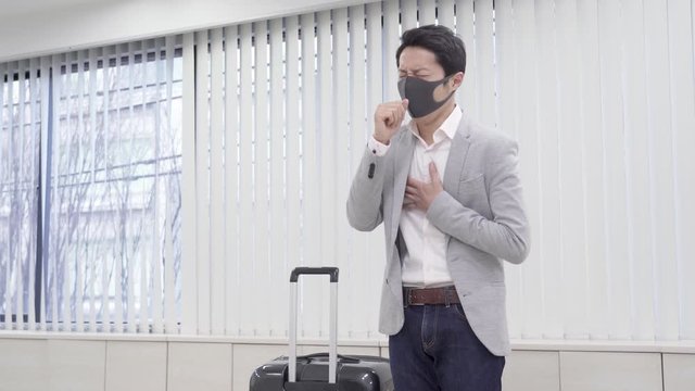 男性　咳