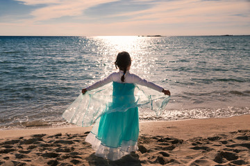 Principessina sulla spiaggia