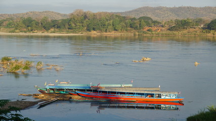 Ferry boat on the river