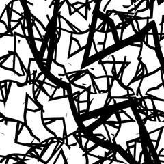 Black and white chaotic grunge texture