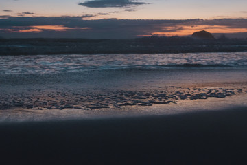 Amanecer en la playa brasilera