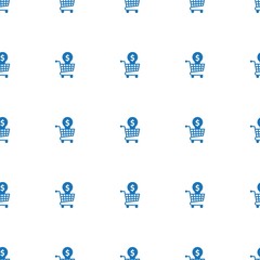 Online Training icon pattern seamless isolated on white background. Editable filled Online Training icon. Online Training icon pattern for web and mobile.