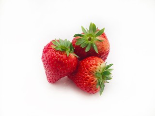 Strawberry isolated on white background