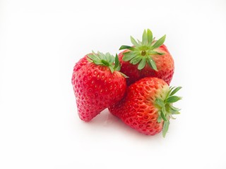 Strawberry isolated on white background