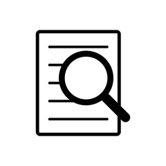 magnify - magnifying glass icon vector design template