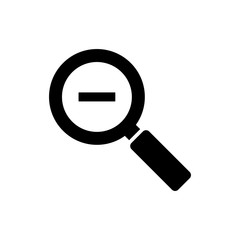 magnify - magnifying glass icon vector design template