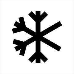 Letter K with shape snow design vector