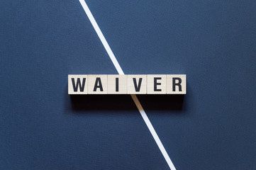 Waiver word concept on cubes
