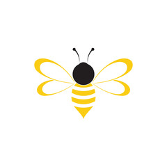 Bee Logo Template vector icon