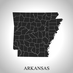 map of Arkansas