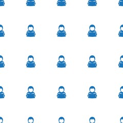 Reading icon pattern seamless isolated on white background. Editable filled Reading icon. Reading icon pattern for web and mobile.