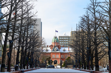 Historical building was the former Hokkaido Government Office building