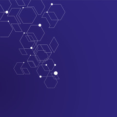 Abstract background consisting of set of hexagonal cells.