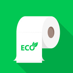 Toilet paper multi Sheet Eco Illustration Vector