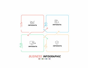 Design elements of business infographics. Set of 3D infographics.