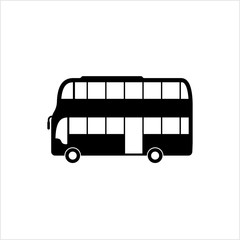Double Decker Bus Icon, Bus