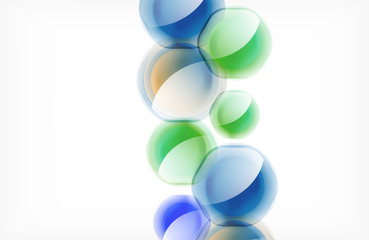 Abstract background - glass shiny transprent hexagon shapes overlapping eath other. Vector Illustration For Wallpaper, Banner, Background, Card, Book Illustration, landing page