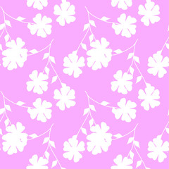 seamless pattern with flowers