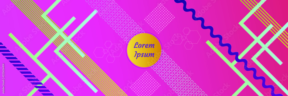 Poster colorful gradient pattern background, abstract geometric shape vector texture. сover graphic design,