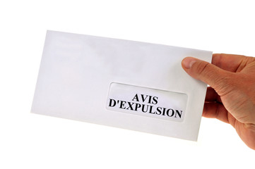 Avis d'expulsion