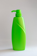 Plastic bottle whit shampoo or hair lotion 