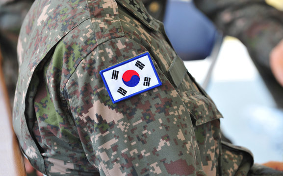 Taegeukgi on the South Korean Army Uniform