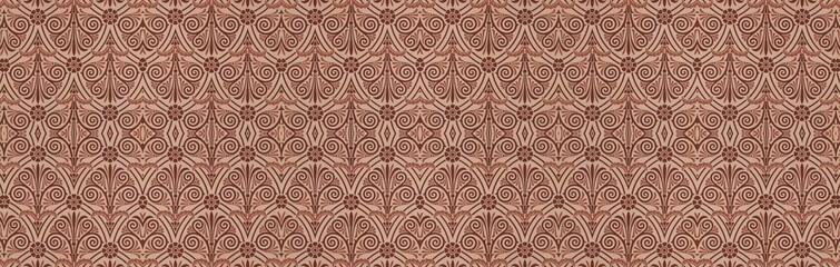 Pastel Colored Elegant Art Deco Border