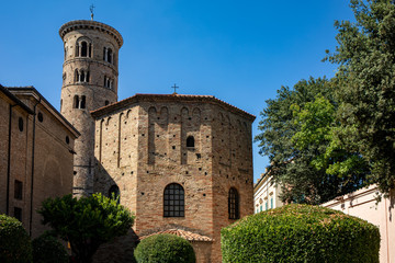 Baptistery of Neon in Ravenna. Emilia-Romagna, Italy
