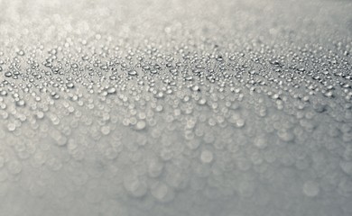 water drops on glass