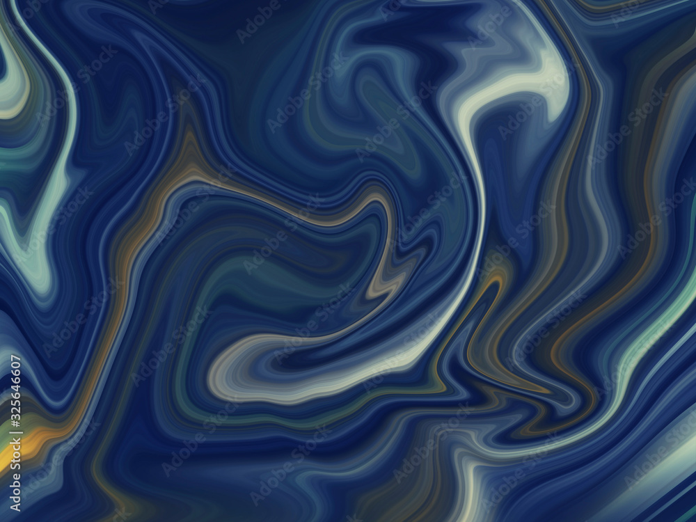 Poster abstract color flow gradient background. liquid marble art texture. flow inks in water style