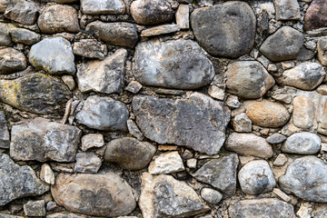 Old stone wall detail