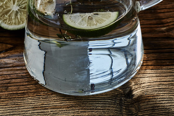Glass kettle and water cup