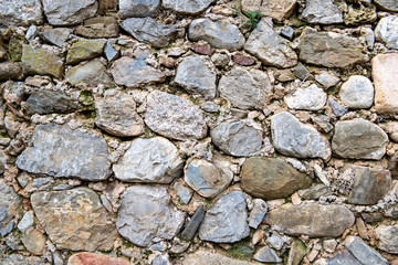 Old stone wall detail